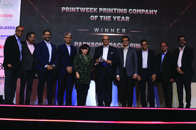 Category: PrintWeek Printing Company of the Year Winner: Parksons Packaging